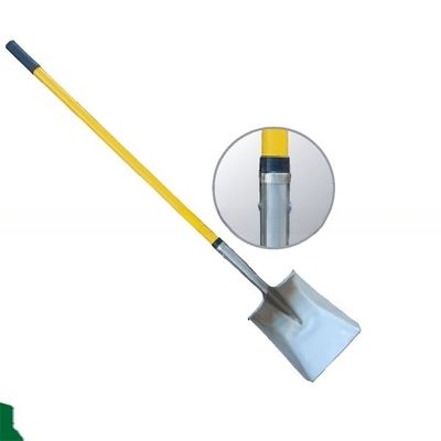 Trabalho de metal essencial S519LS pá de ponto quadrado com alça longa de fibra de vidro