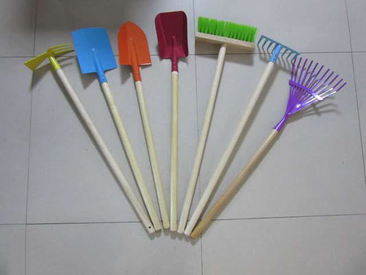 10pcs ferramentas de jardim de mão conjunto com longo punho de madeira multifuncional e suporte personalizado