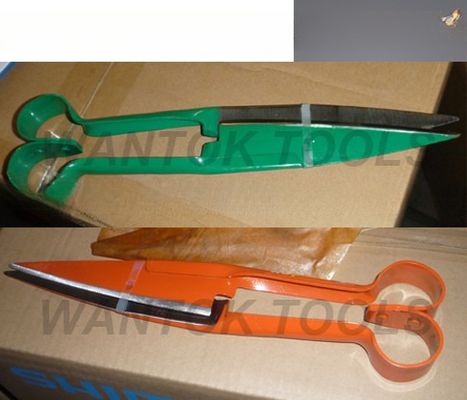 Tesouras portáteis de corte de cabras, ovelhas e cabras para corte de lã revestida em pó
