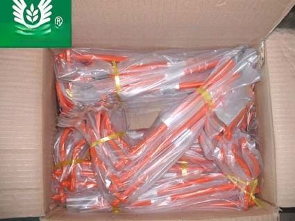 Ferramenta de construção Mason Pin de lama em verde com acabamento de barniz de cozimento e cor personalizada
